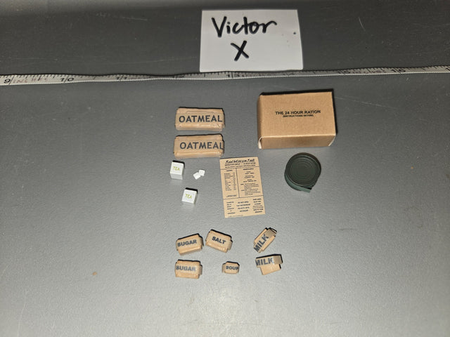 1/6 Scale WWII British 24 Hour Ration Set - Victor X
