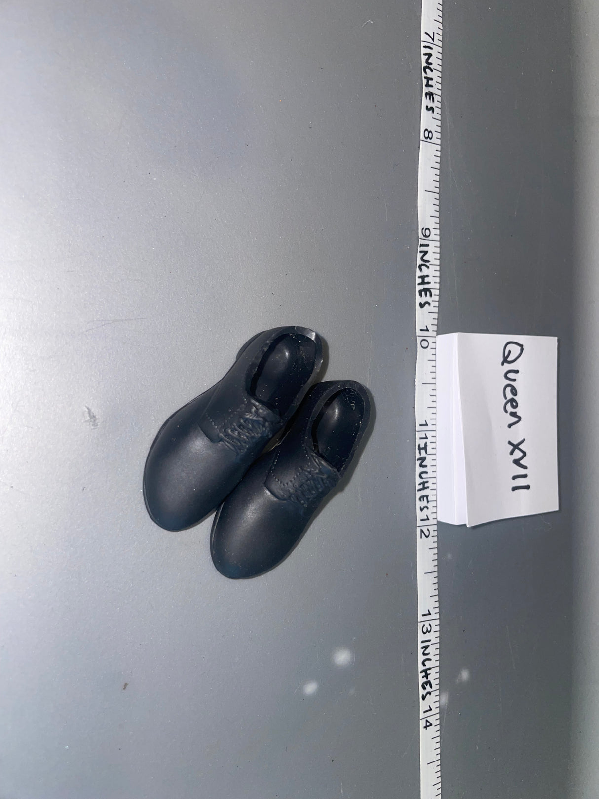 1/6 Scale Modern Black Dress Shoes