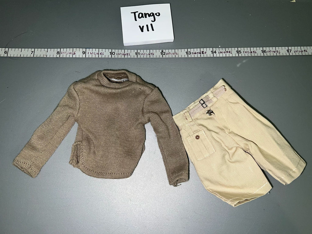 1/6 Scale WWII British Sweater and KD Desert Shorts