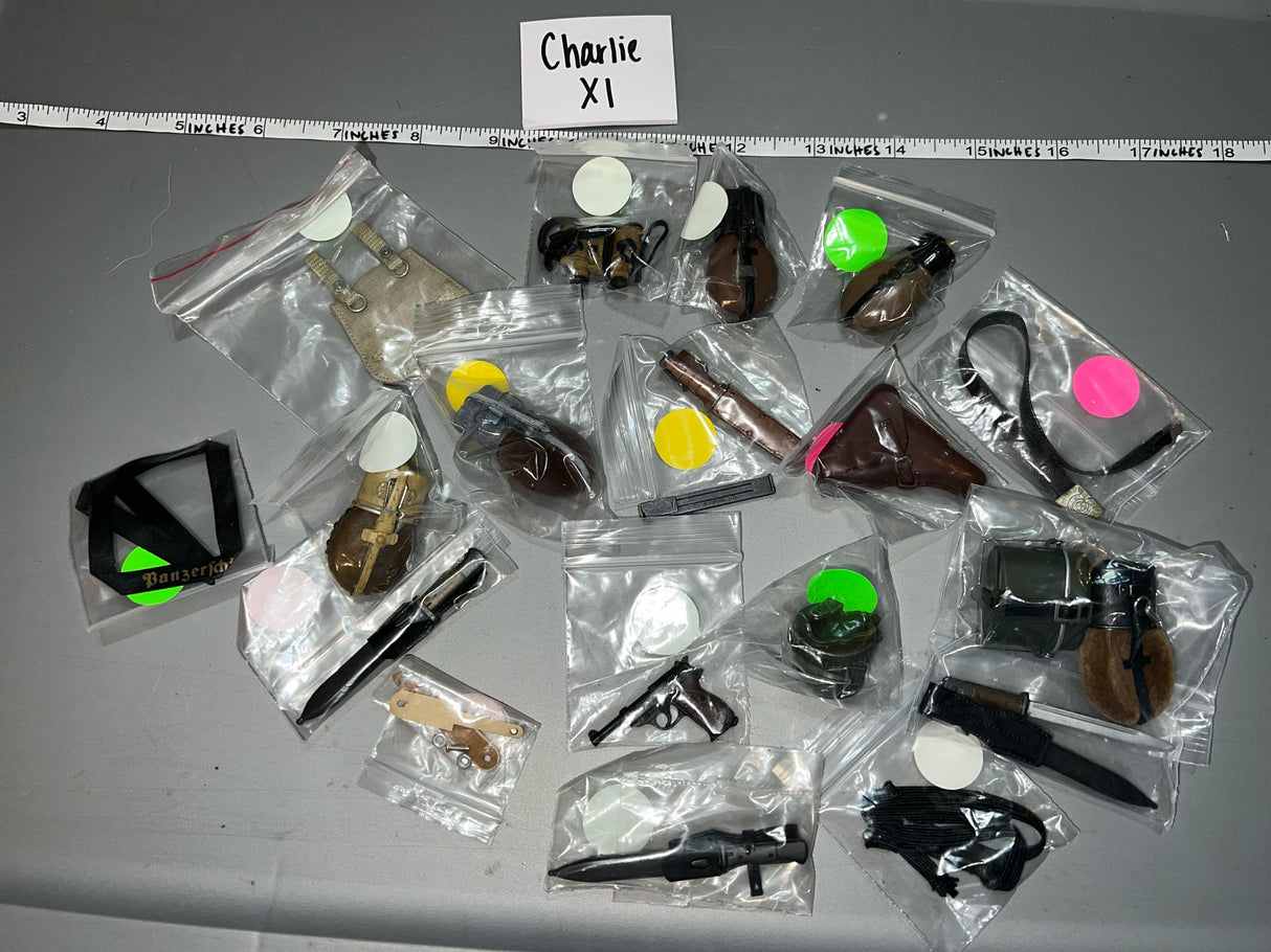 1/6 Scale WWII German Field Gear Lot