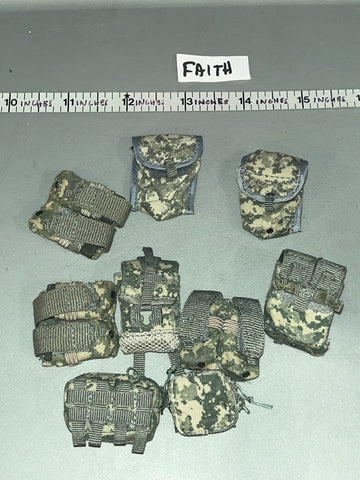 1:6 Scale Modern Era Pouch Lot - ACU