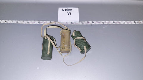1:6 WWII German Gas Mask Canister Lot