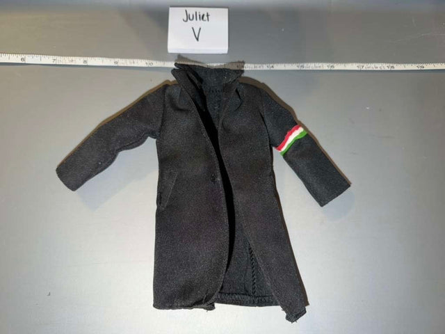 1/6 Scale WWII Italian Black Overcoat - Juliet V