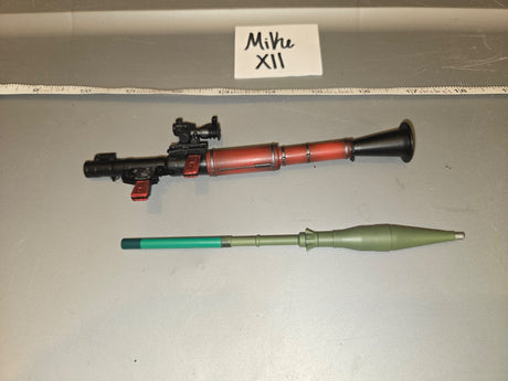 1/6 Scale Modern Russian RPG-7 Rocket Propelled Grenade Launcher with PG-7 Warhead Round - MiVre XII