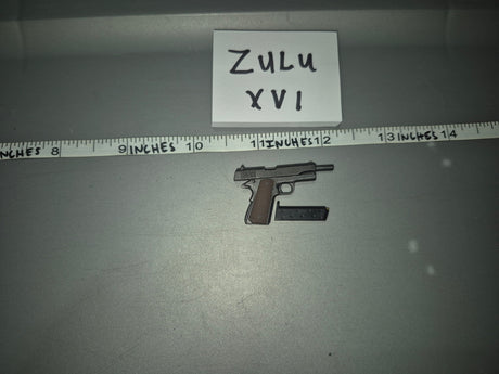 1/6 Scale WWII US M1911A1 Pistol with Magazine