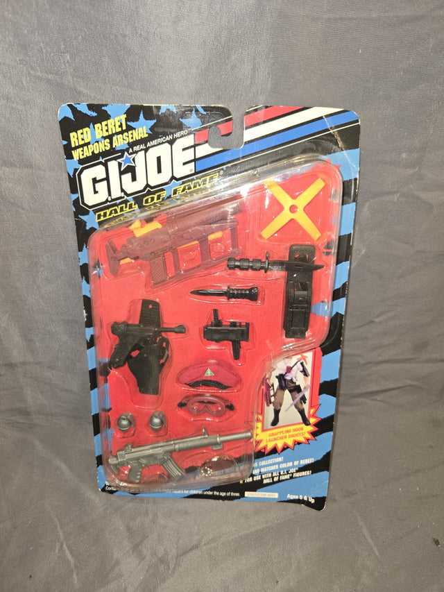1/6 Scale GI Joe Hall of Fame Red Beret Special Forces Weapons Arsenal Set - NIB