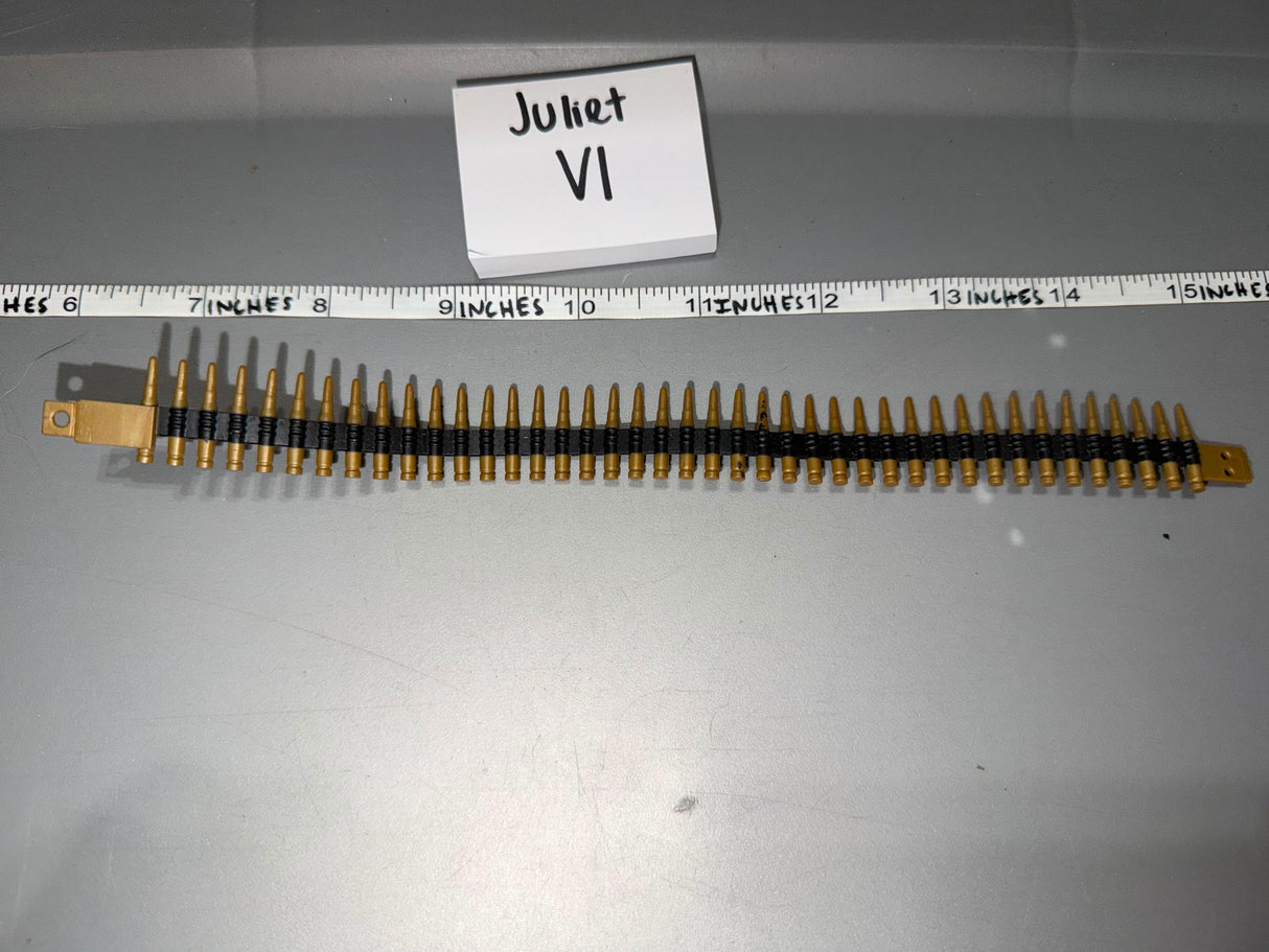 1:6 Scale WWII US .50 Caliber Machine Gun Ammunition Belt