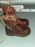 1/6 Scale WWII US Paratrooper Leather Boots - Newline Minatures