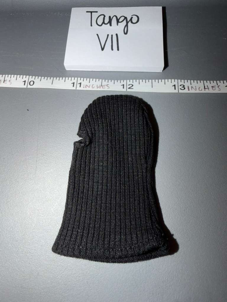 1/6 Scale Modern Era Black Balaclava Ski Mask - Tango VII