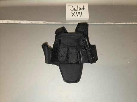 1/6 Scale Modern Era Tactical Vest with Drop Leg Holster - Juliet XVII