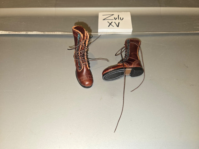 1/6 Scale WWII British Lace-Up Ankle Boots