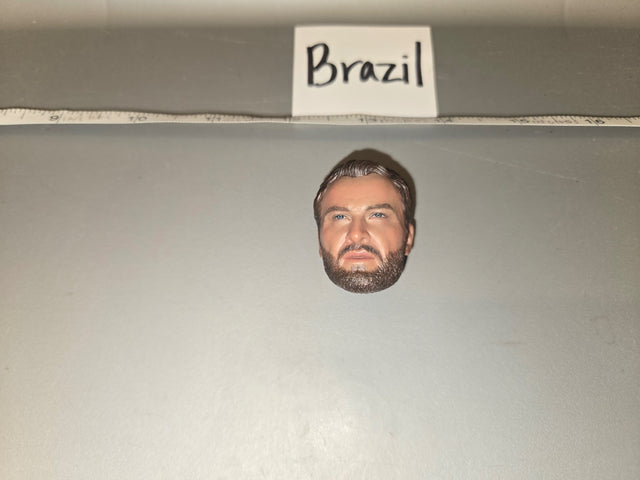 1/6 Scale Bearded Male Head Sculpt - Brazil