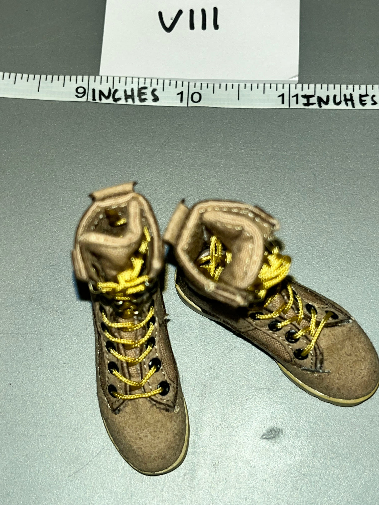 1/6 Scale Modern Era Desert Boots - Cloth Leather