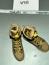 1/6 Scale Modern Era Desert Boots - Cloth Leather