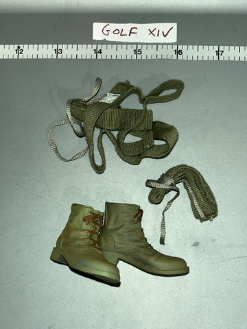 1/6 Scale WWII Japanese Naval Special Landing Force Boots and Gaiters