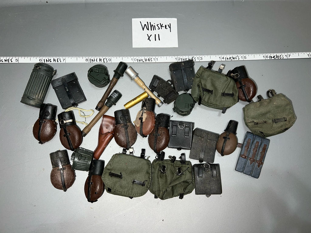 1/6 Scale WWII German Field Gear Lot