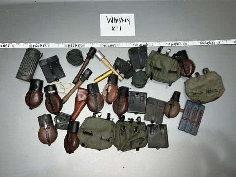 1/6 Scale WWII German Field Gear Lot