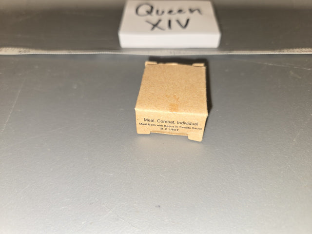 1/6 Scale Vietnam US Meal Combat Individual Meat Balls with Beans in Tomato Sauce B-2 Unit Ration Box - Queen XIV