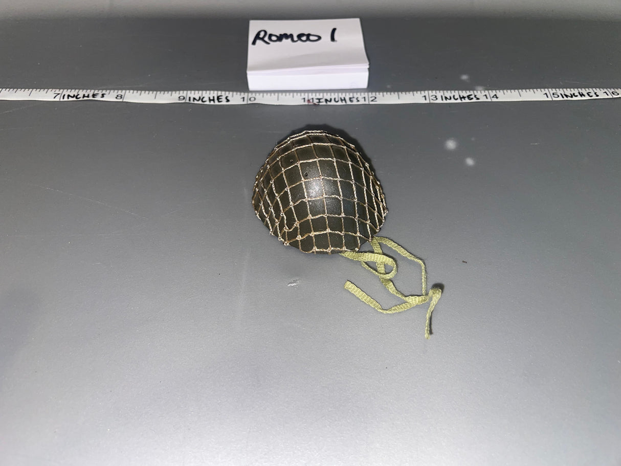 1/6 Scale WWII Japanese Helmet - Metal - Netting