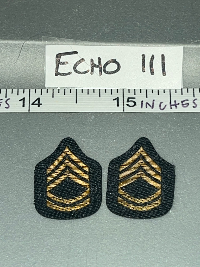 1:6 Scale WWII US Rank Patches