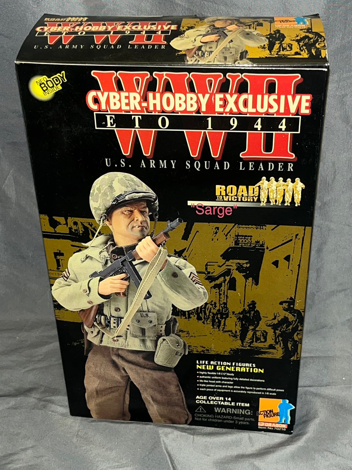 1/6 Scale WWII US Sarge ETO 1944 US Army Squad Leader - Cyber Hobby - NIB Dragon