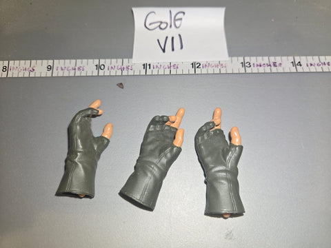 1/6 Scale Modern Pilot Gloved Hands