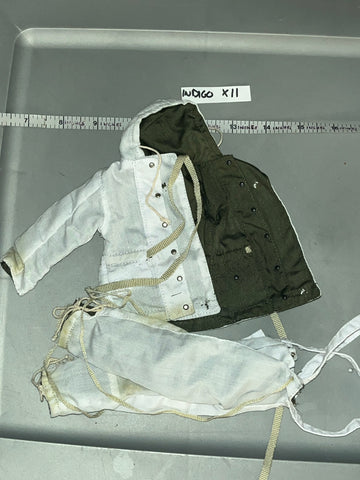 1:6 Scale WWII German Winter Padded Reversible Parka and Pants