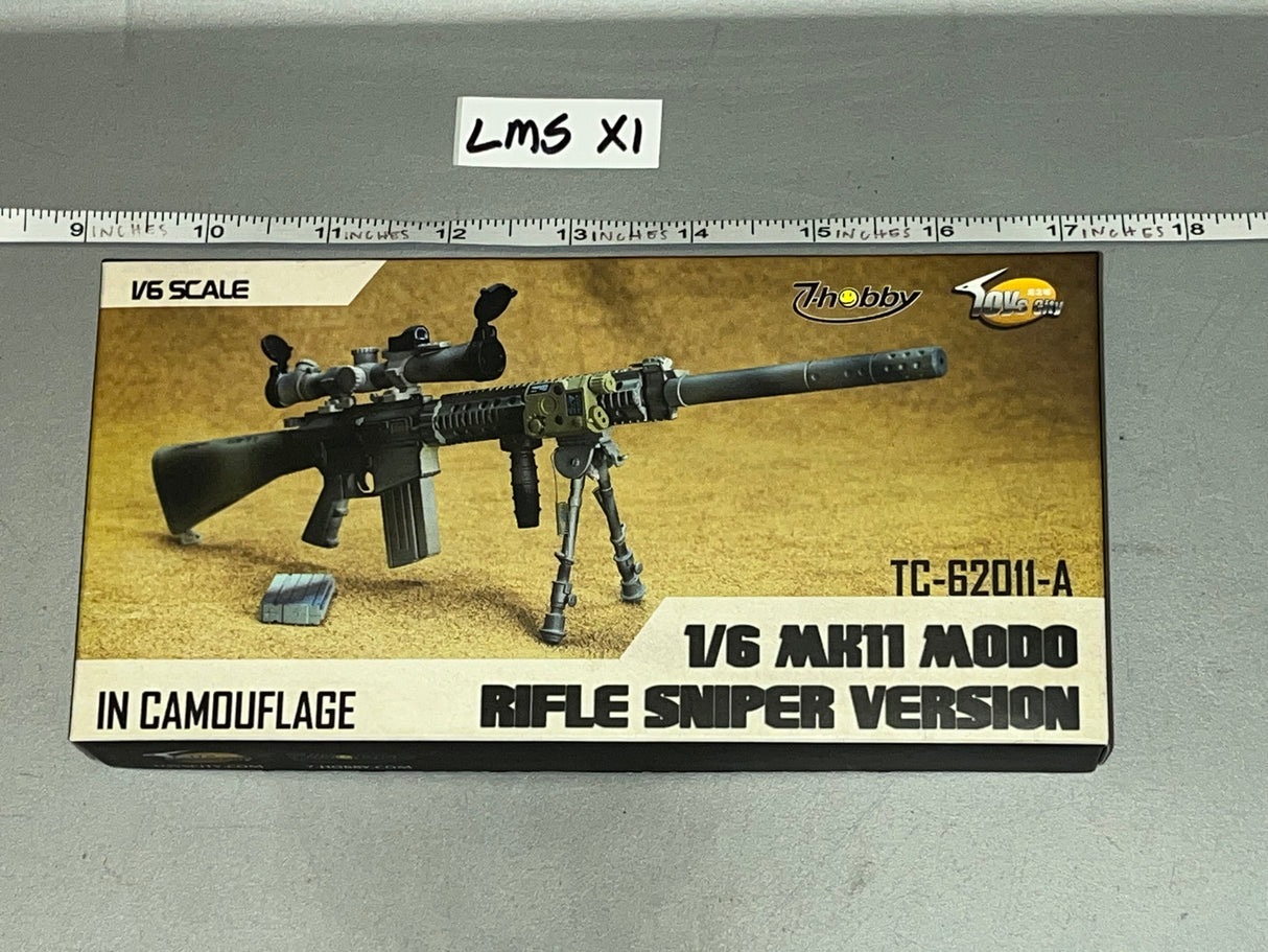 1:6 Scale Modern Era MK11 MODO Sniper Rifle - Toys City - NIB Weapons Set