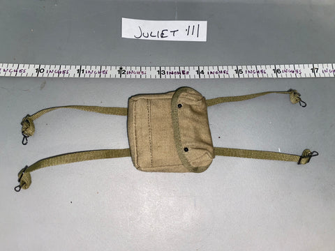 1/6 Scale WWII US Cloth Gas Mask Bag