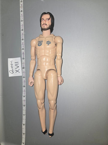 1/6 Scale DAM Gangsters Poker Kingdom John Wick Nude Figure