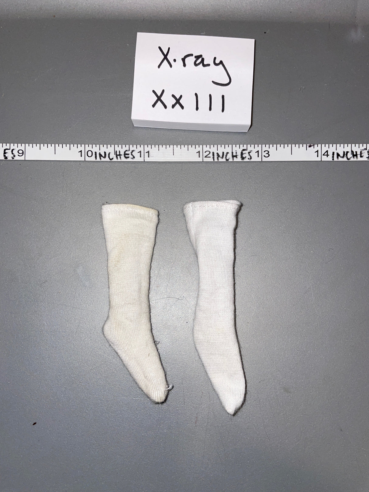 1:6 Scale Modern Era White Socks