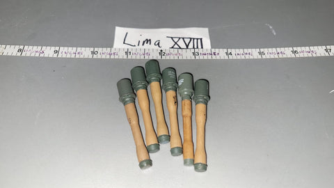 1:6 Scale WWII German Grenades Lot