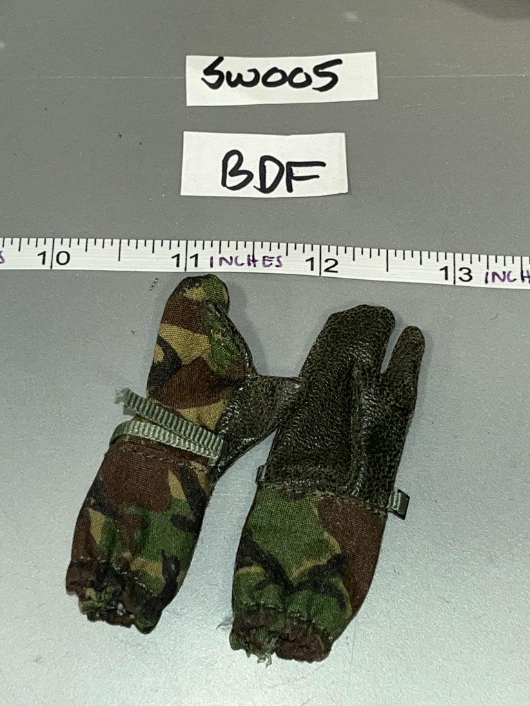 1:6 Scale Modern Era British DPM Gloves - BDF