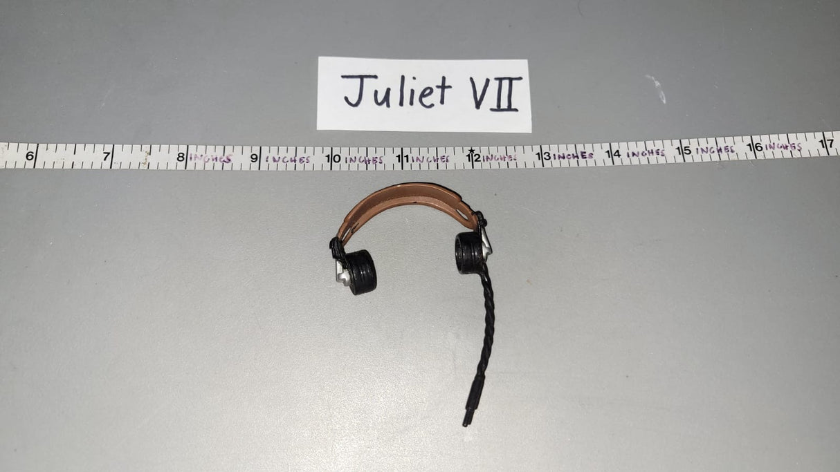 1/6 Scale WWII US Aviator Headphones