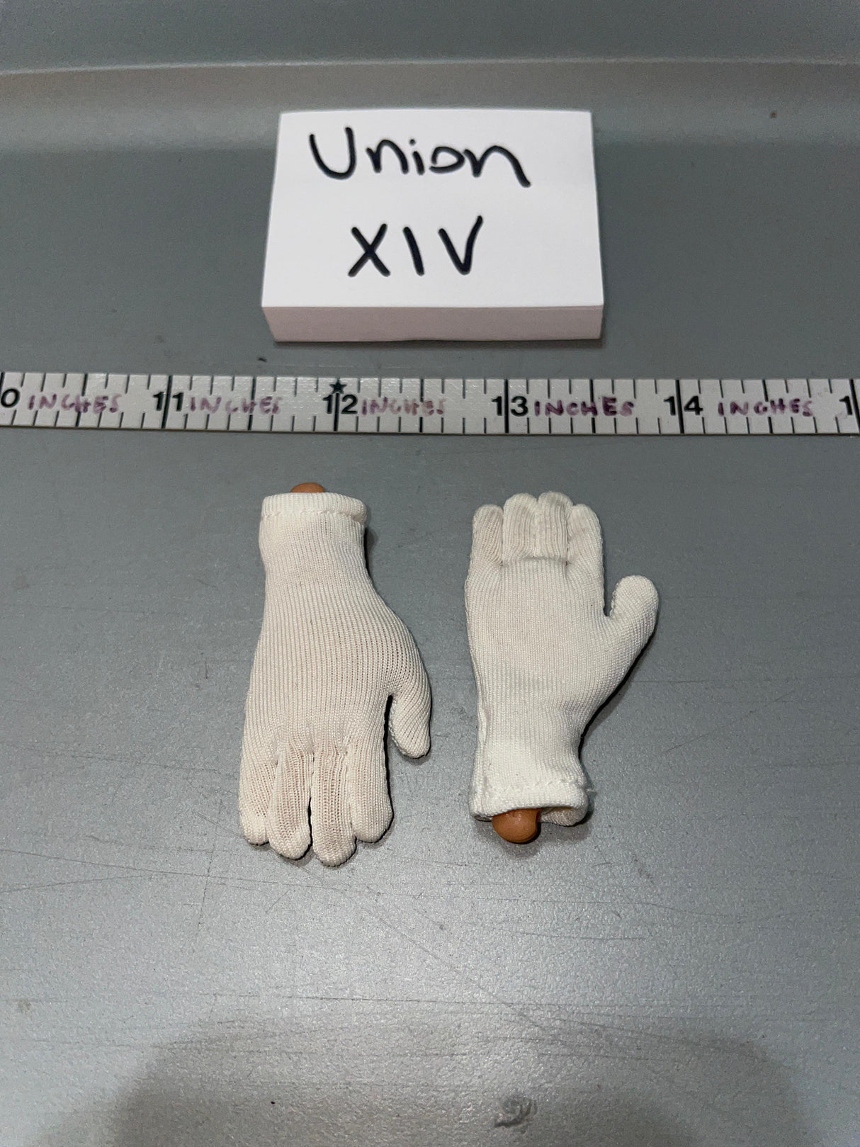 1/6 Scale Napoleonic French White Gloves -