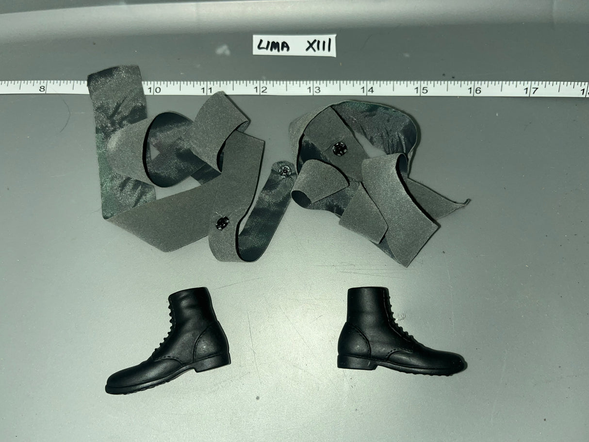 1/6 World War One German Boots and Gaiters