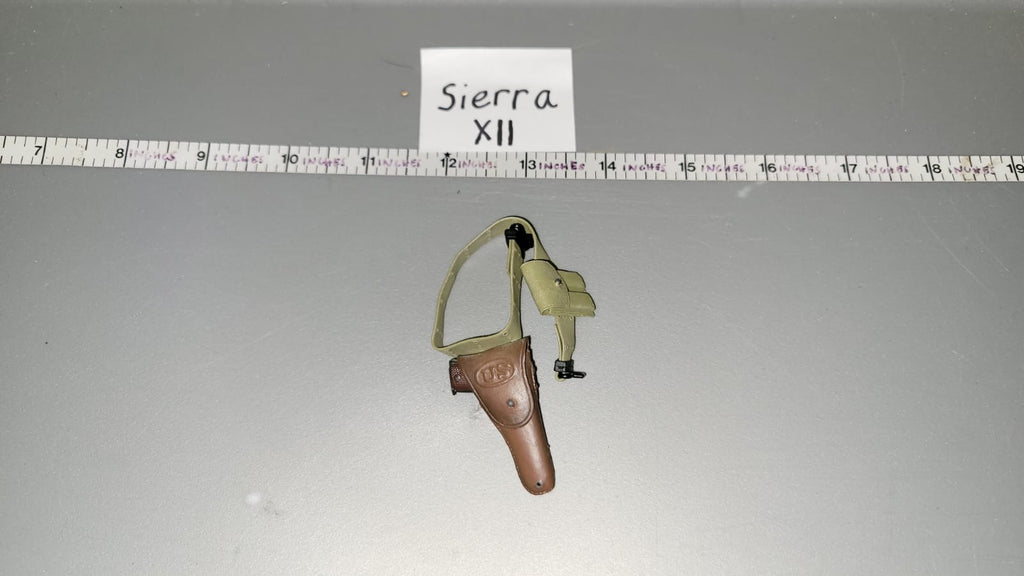 1/6 Scale WWII US .45 Pistol, Holster, Belt, and Mag. Pouch