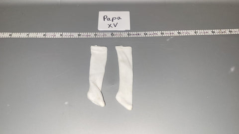 1:6 Scale Modern Era White Socks