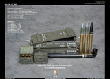 1/6 Scale WWII US Tank Sherman Ammunition Set - NIB Facepool
