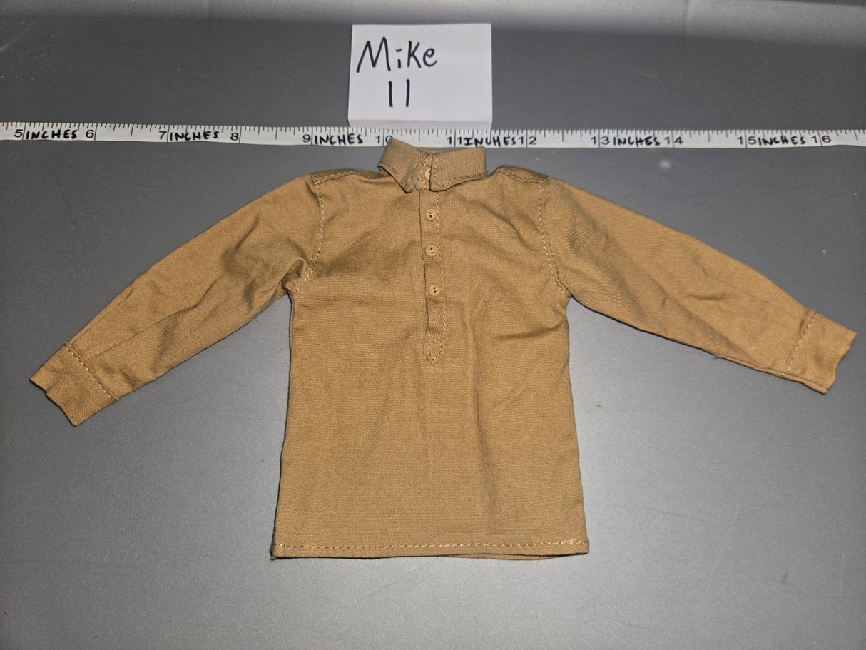 1/6 Scale WWII German Tan Work Shirt