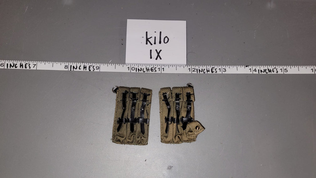1/6 Scale WWII German MP-40 Pouch Set
