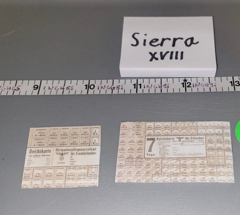 1/6 Scale WWII German Documents