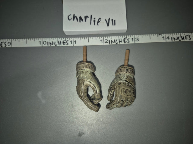 1/6 Scale Modern Era Tactical Gloved Hands Set
