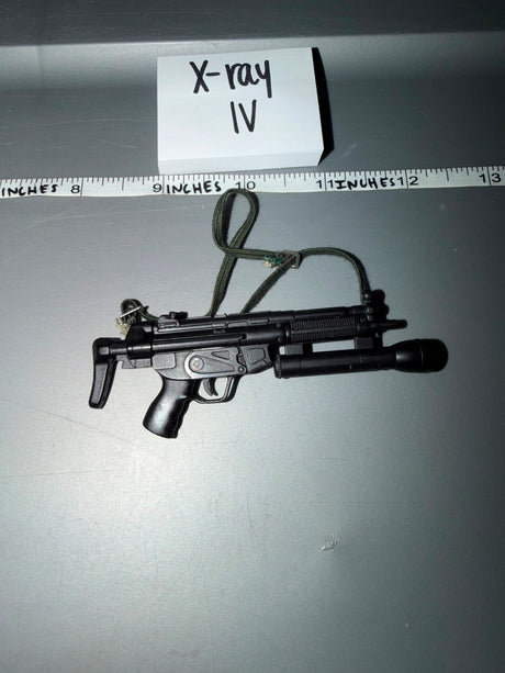 1/6 Scale Modern Era MP5SD Submachine Gun with Sling and Flashlight - X-ray IV