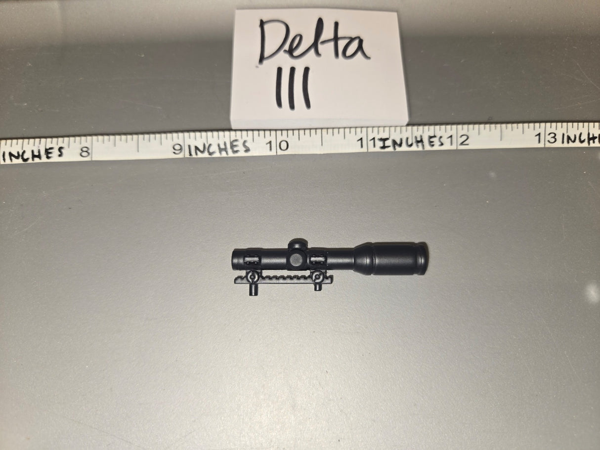 1/6 Scale WWII US M73B1 Sniper Scope with Rings - Delta III