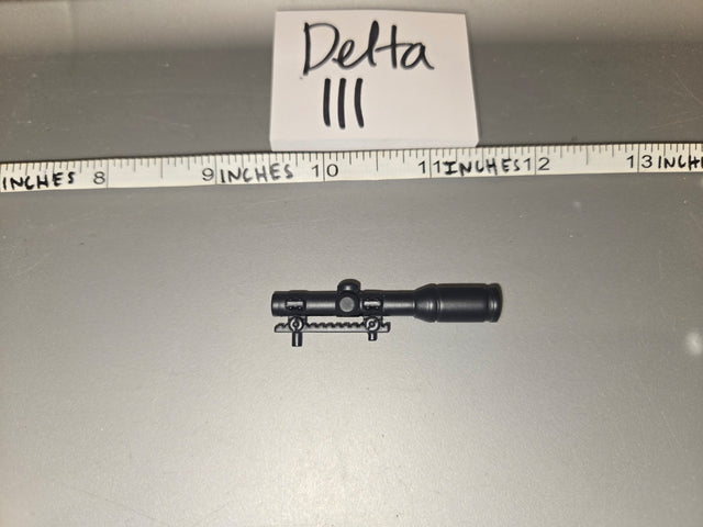 1/6 Scale WWII US M73B1 Sniper Scope with Rings - Delta III