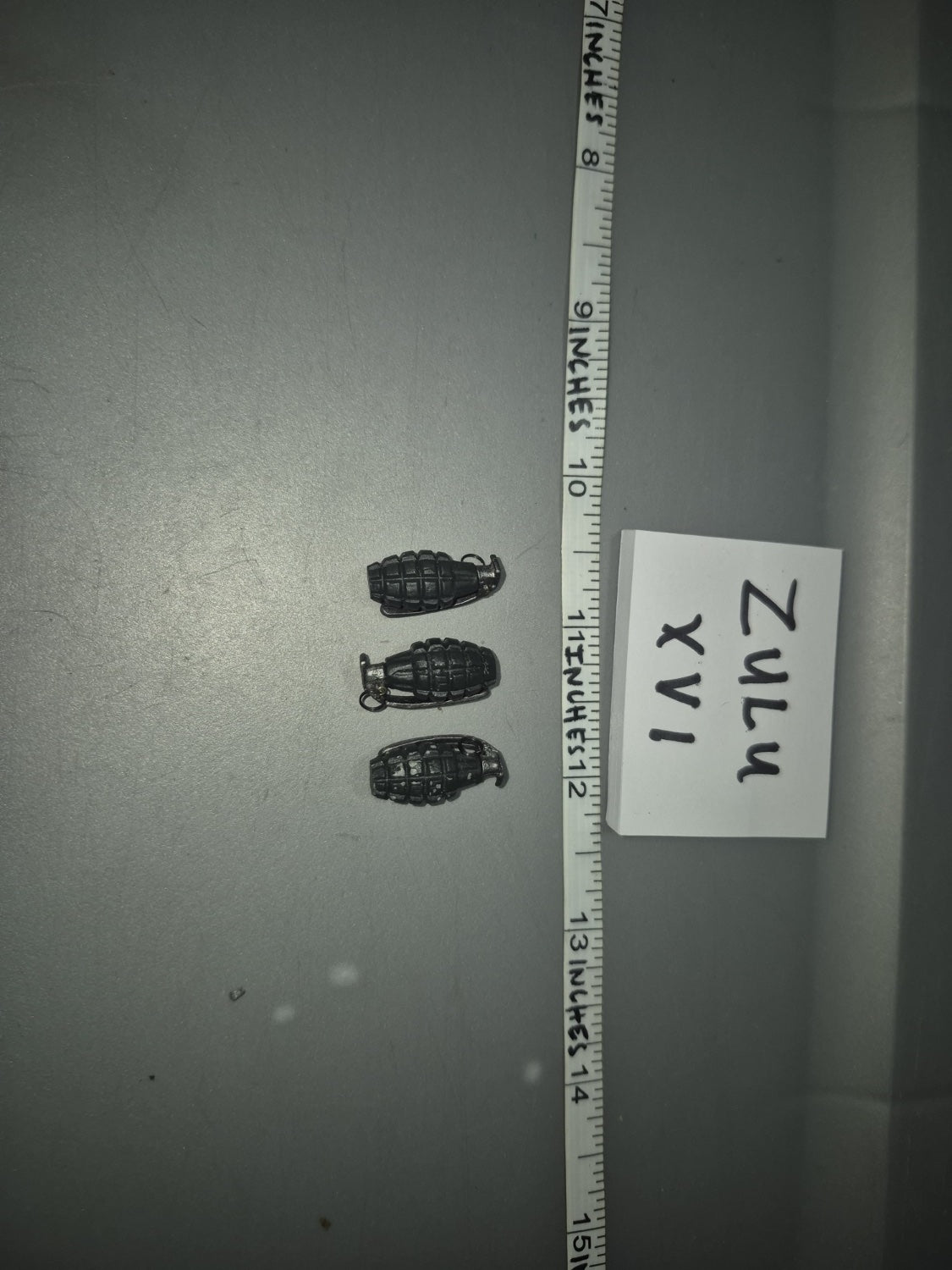 1/6 Scale WWII US Pineapple Grenade Lot - Zulu XVI