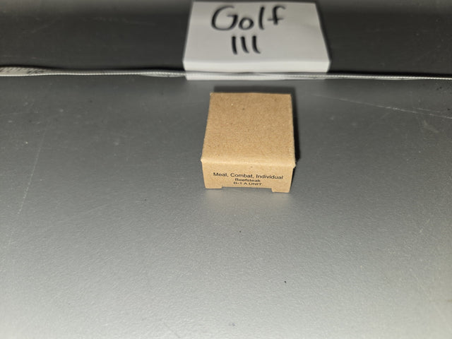 1/6 Scale Vietnam US Meal Combat Individual Beefsteak B-1 A Unit Ration Box - Golf III