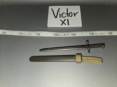 1/6 Scale WWII US M1 Bayonet and Sheath - Victor XI