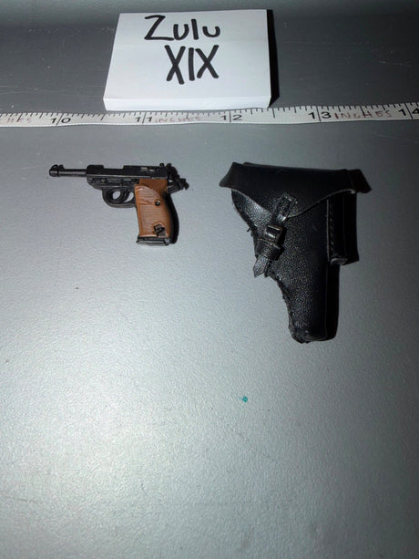 1/6 Scale WWII German Walther P38 Pistol and Holster